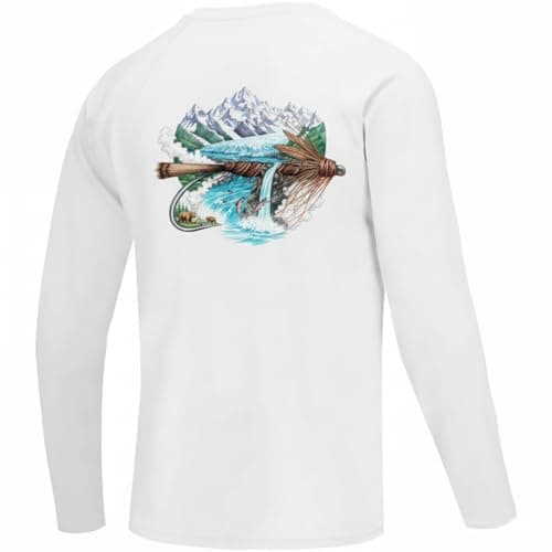 Riverruns Men's UPF 50+ Long Sleeve Fishing Shirt Sun Protection