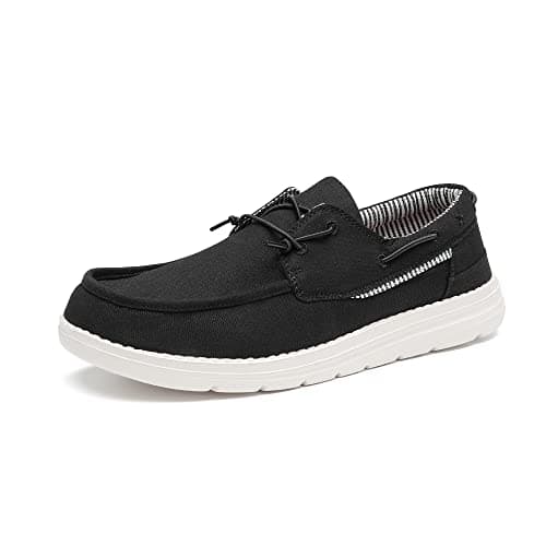 Bruno Marc Men's Slip-on Loafers Casual Boat Shoes,Size 7,Black,SBLS223M