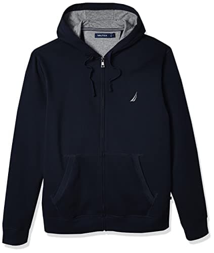 Nautica Men's Anchor Fleece Full-Zip Hoodie True Navy