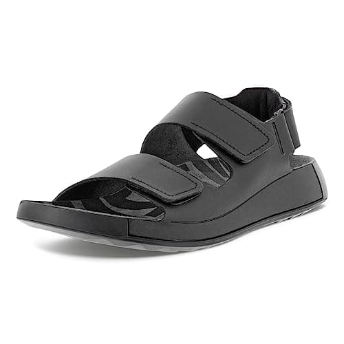 ECCO COZMO THREE BAND ANKLE, BLACK, 13-13.5