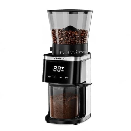 CHULUX InGrind Conical Burr Electric Coffee Grinder with 60 Grind Settings