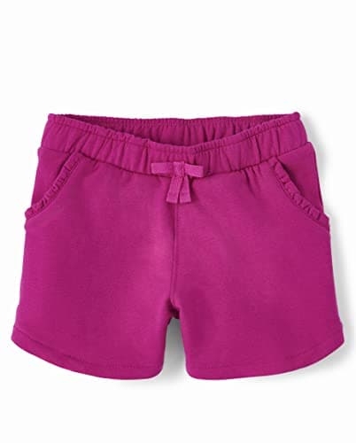 Gymboree Girls and Toddler Fleece Jogger Shorts, Magic Magenta, 2T