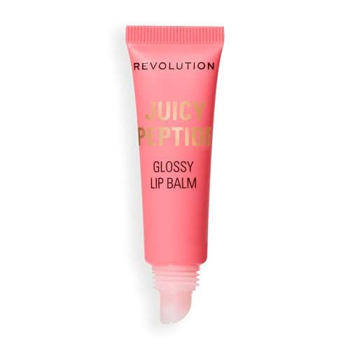 Revolution, Juicy Peptide Lip Balm, Sheer to Buildable Tint with Hydrating & Nourishing Peptides, Squalane & Vitamin E, Mai Tai Pink, 0.27 fl oz