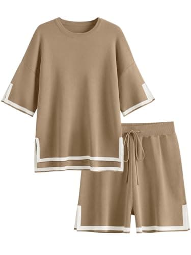 LILLUSORY 2 Piece Sets for Women Summer 2026 Matching Lounge Sweat Sets
