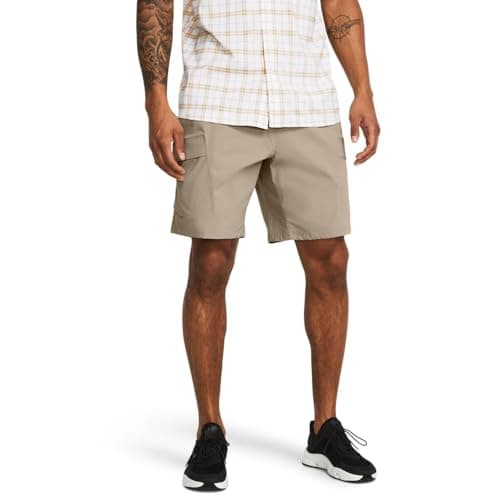 Under Armour Men's Fish Hunter 2.0 Cargo Shorts, (203) Timberwolf Taupe / / Taupe Dusk, 32