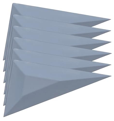 FRCTLNKG 6 Pcs Window Tint Tool, Tint Squeegee Triangle Contour Squeegee Card for Vinyl Wrap, Car Wrapping, Window Tinting Film Installation Application
