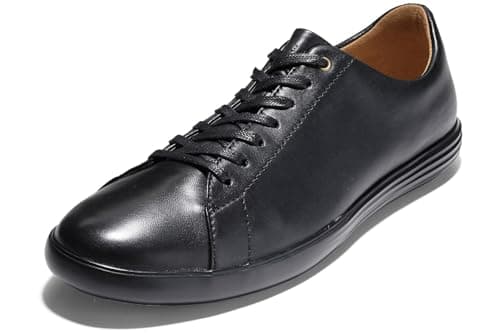 Cole Haan Mens Grand Crosscourt II Black Leather/Black 7 W - Wide