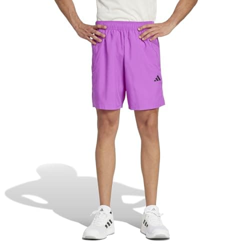 Adidas Men's Train Essentials Woven Training Shorts, Purple Burst/Black, XS5