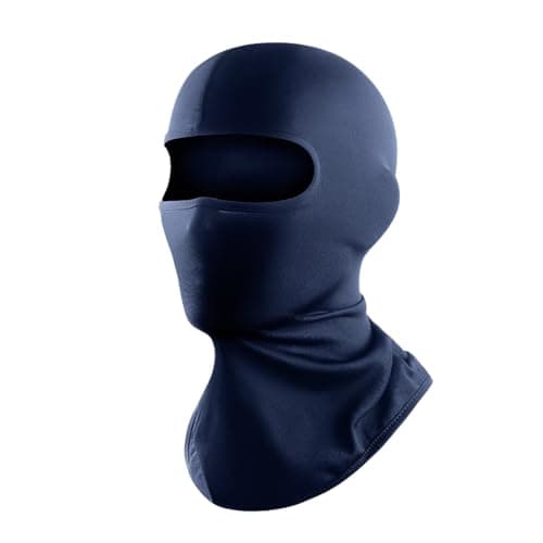 2THESTARS Balaclava Ski Mask Summer Cooling Face Cover Lightweight Shiesty Mask for Men Women UV Protector Unisex Motorcycle - Navy Blue