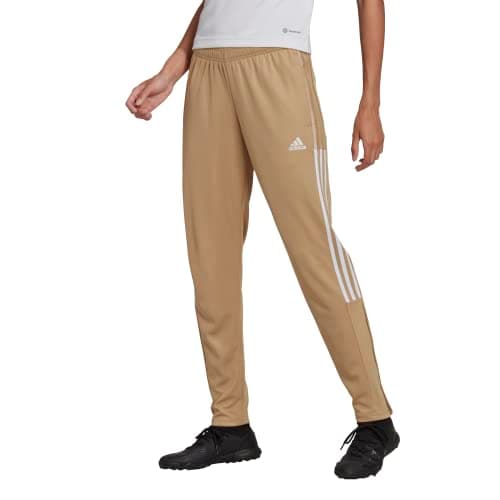adidas Women's Tiro 21 Track Pants, Beige Tone, X-Large Tall