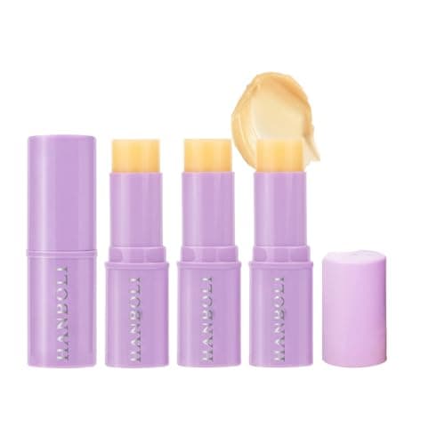 Baorder 3Pcs Hydrating Multi Balm Stick, All-in-One Hydrating Lip Balm Eye Cream Neck Cream Stick Make Up Base,Reduce Wrinkle Moisturizing Skin For Face Skin Care,Vegan & Cruelty-Free