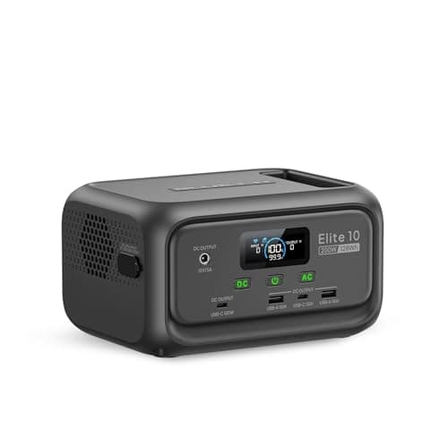 BLUETTI Elite 10 Mini Portable Power Station, 128Wh 200W Solar Generator