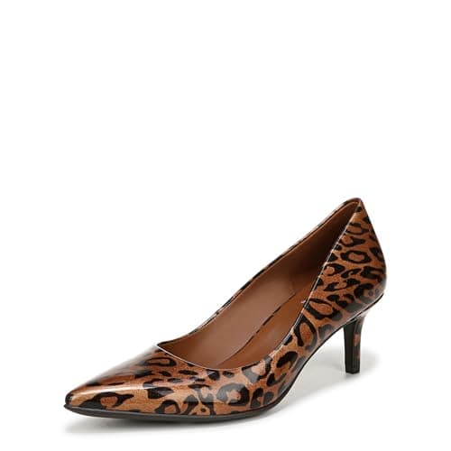 Naturalizer Womens Everly Pump Animal Print Cheetah Patent 9.5 M