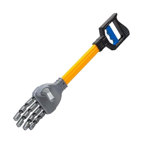 MotiveTech Robot Hand Kids Grabbing Pick Up Toy Long Arm Grabbing Picking Children Intelligence Grabber Litter Picker Toys for Gifts, Black