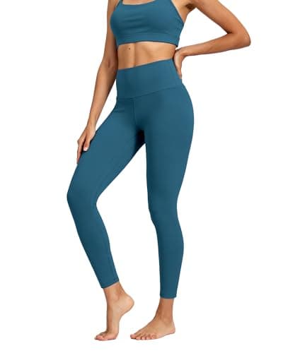 YVQYVQ Buttery Soft Yoga Pants for Women,High Waisted Tummy Control Workout Leggings with Pocket,7/8 Length,Non See Through
