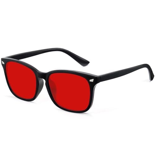 WINTOO Blue Light Glasses for Women and Men, 99% UV Blocking Square Frame
