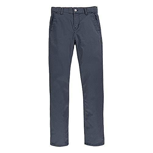 Levi's Boys' 502 Regular Taper Fit Chino Pants, Dark Slate, 5