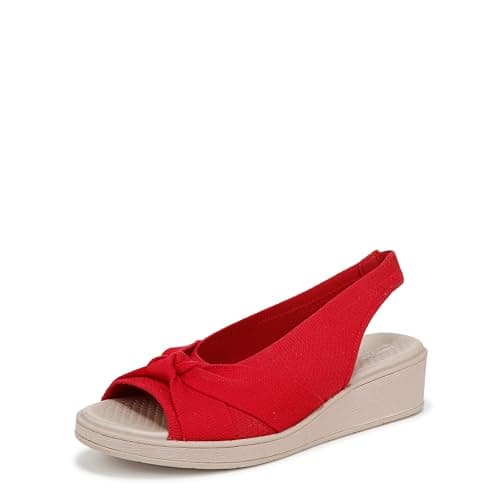 BZees Womens Bell Sandal Fire Red 6 W