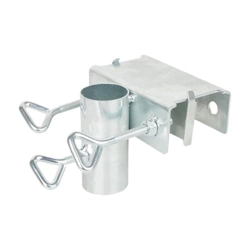 IEUDNS Umbrella Stand Clamp Deck Umbrella Holder Practical Beach Metal Parasol Holder Fixed Clip for Backyard Bleacher Boat Tricycle