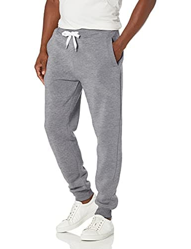 Southpole Men's Big and Tall Basic Active Fleece Jogger Pants-Regular and Big & Tall Sizes, HGY, 3XB Heather Grey