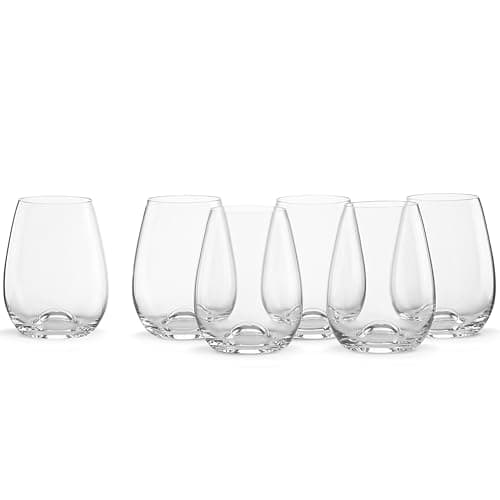 Lenox Tuscany Classics Stemless Glass Set, Buy 4 Get 6, 2.6 LB, Clear