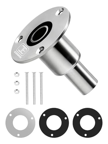 OCEANBROAD Stainless Steel 316 Thru Hull Exhaust Skin Fitting 24mm Hose