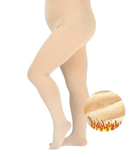 Panda Bros Womens Opaque Warm Fleece Lined Tights Warm Winter Thermal Tights