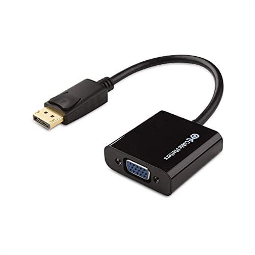 Cable Matters DisplayPort to VGA Adapter, DP to VGA Adapter, Black