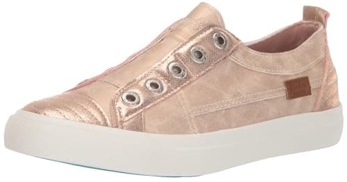 Blowfish Malibu Women's Play Slip On Sneaker, Rosegold