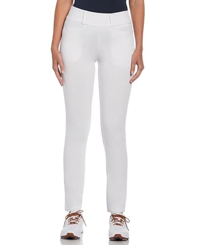 Callaway Women's Truesculpt Pull-On Stretch Opti-Dri Tech Golf Pants Brilliant White