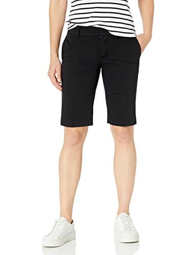 Dickies Women's Perfect Shape Twill Bermuda Short, Black, 16