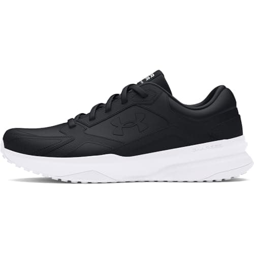 Under Armour Men's Charged Edge Leather, 001 Black, 8.5