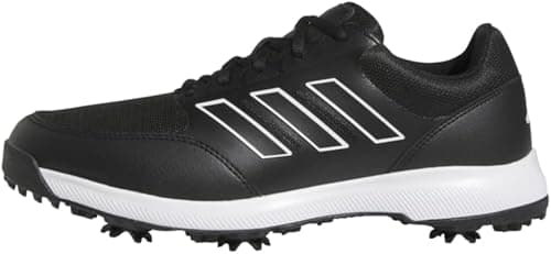 adidas Men's Tech Response 3.0 Golf Shoes, Core Black/Footwear White, 7.5