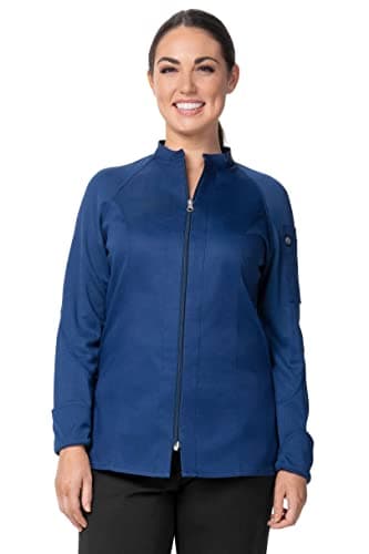 Chef Works Women's Nepal Chef Coat, Ocean Blue, X-Small