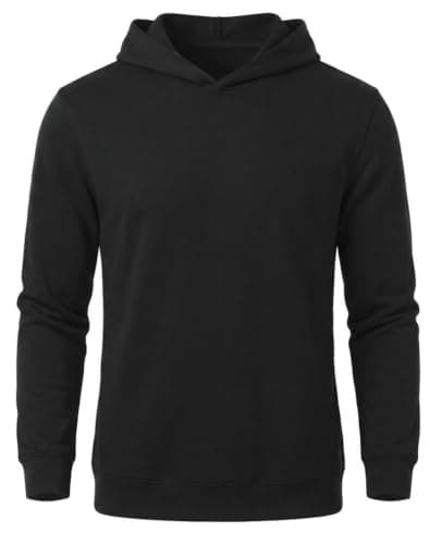 Askdeer Men's Fleece Pullover Hoodies Casual Long Sleeve Hooded Sweatshirt