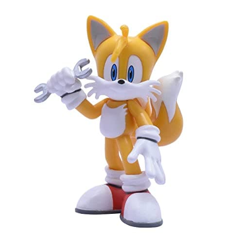 Just Toys LLC Sonic the Hedgehog Tails Buildable Action Figure, 4 in