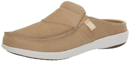 Spenco Men's Siesta Nubuck Mule, Almond Buff, 12 Wide