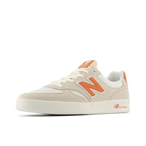New Balance Men's CT300 V3 Sneaker, Sea Salt/White/Infield Clay, 4.5 W