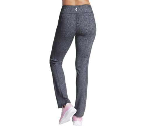 Skechers Women's Go Walk OG Mid Rise Pants, Heathered Gray, X-Small