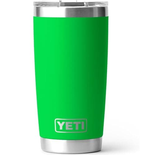 YETI Rambler 20 oz Tumbler, Stainless Steel, Vacuum Insulated with MagSlider Lid, Verde
