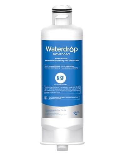 Waterdrop WDS-F45 Refrigerator Water Filter Replacement for Samsung® DA97-17376B, HAF-QIN/EXP, DA97-08006C, RF28R7351SG, RF23M8570SR, NSF 53&42 Certified (Packaging May Vary)
