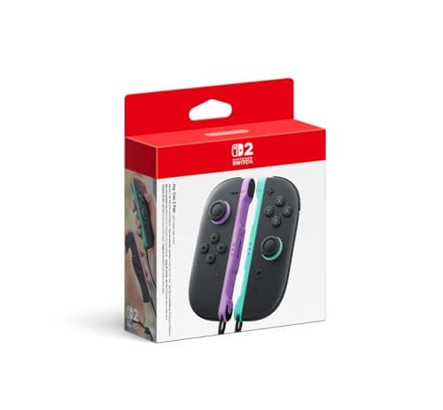 Nintendo Switch 2 Joy-Con 2 Pair - Light Purple & Light Green (Renewed)