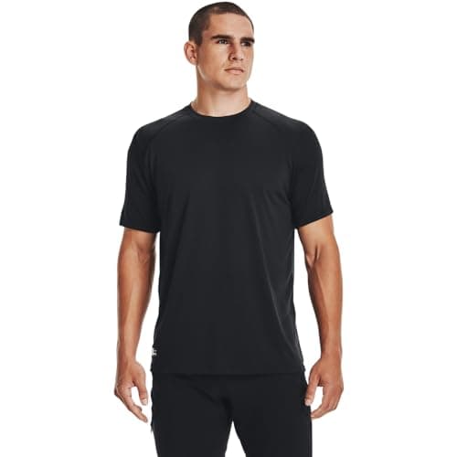 Under Armour Men's Tactical Tech T-Shirt, Black (001)/Clear, X-Small