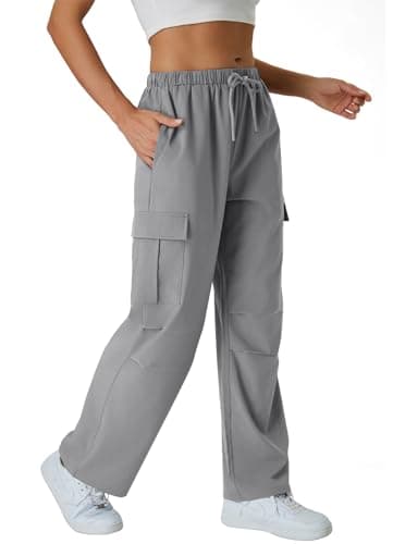keriffe Women's Cargo Pants Quick Dry Lightweight Hiking Pants 4 Pockets