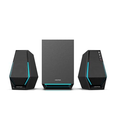 Edifier G1500 MAX 2.1 RGB Light Gaming Speakers with 4" Wood Subwoofer