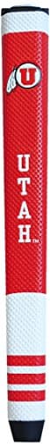 Team Golf NCAA Utah Utes Golf Putter Grip Golf Putter Grip with Removable Gel Top Ball Marker, Durable Wide Grip & Easy to Control