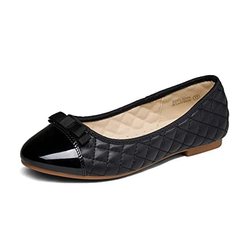 Dress Shoes Cute Bow Flower Girl Slip-on Ballerina Flats