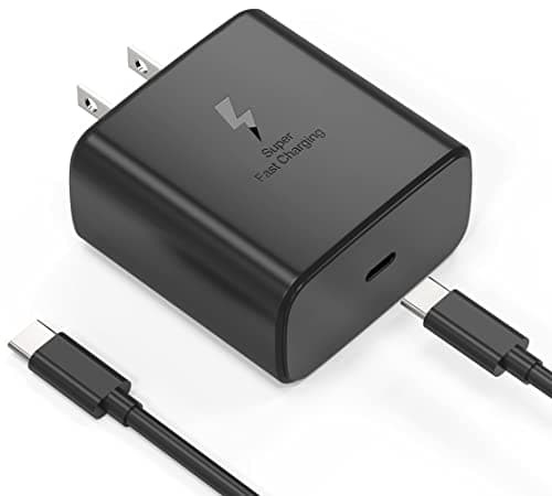 2026 45W Super Fast Charger USB C Android Phone Charger Fast Charging Compatible with Samsung Galaxy S25/S25 Ultra/S25+/S26 Ultra/S26/S26+/S24 Ultra/S23/S22/S20/S21/Note 10,Galaxy Tab, 6ft C Cable