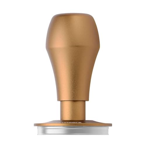 Normcore 58mm Espresso Coffee Tamper V4.1, Spring Loaded Tamper with 15lb/25lb/30lb Interchangeable Springs, Fit All Default 58mm Espresso Baskets, Bronze