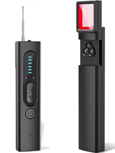 Hidden Camera Detector for Travel, 2026 Upgraded Spy Camera Detector, Hidden Device Finder, 5 Levels Sensitivity 4 Modes, Personal Privacy & Security Device for Home, Hotel & Travel, Office, Vehicles